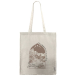 Sac en coton canvas recyclé avec longues anses 240 g/m² couleur naturel quatrième vue