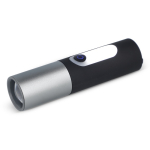 Lampe rechargeable à LED avec plusieurs modes et fonction zoom couleur noir