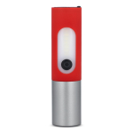 Lampe rechargeable à LED avec plusieurs modes et fonction zoom couleur rouge deuxième vue