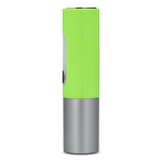 Lampe rechargeable à LED avec plusieurs modes et fonction zoom couleur vert lime quatrière vue