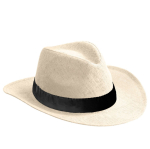 Chapeau en papier avec ruban de couleur à personnaliser deuxième vue