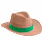 Chapeau en papier avec ruban de couleur à personnaliser quatrième vue