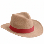 Chapeau en papier avec ruban de couleur à personnaliser sixième vue