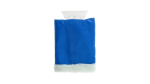 Grattoir à glace avec moufle de protection en polyester couleur bleu première vue