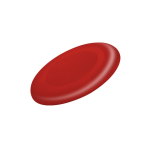 Frisbee classique en plastique pour extérieur en plusieurs couleurs couleur rouge première vue