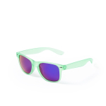 Lunettes de soleil en couleurs translucides et avec verres miroir