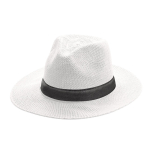 Chapeau style cowboy en matière synthétique avec ruban personnalisable deuxième vue