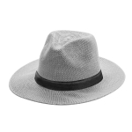 Chapeau style cowboy en matière synthétique avec ruban personnalisable  troisième vue