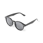 Lunettes de soleil avec des verres noirs et ronds UV400 couleur noir première vue