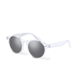 Lunettes de soleil avec des verres noirs et ronds UV400