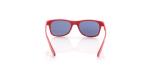 Lunettes de soleil pour enfant en différents coloris avec verres noirs couleur rouge sixième vue