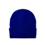 Bonnet en tricot extensible avec revers à personnaliser couleur bleu première vue