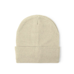 Bonnet en tricot extensible avec revers à personnaliser couleur naturel première vue