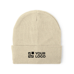 Bonnet en tricot extensible avec revers à personnaliser vue principale