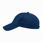 Casquette 5 panneaux en coton avec velcro en plusieurs coloris deuxième vue