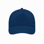Casquette 5 panneaux en coton avec velcro en plusieurs coloris  troisième vue