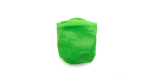 Frisbee pliable en polyester avec petite housse assortie couleur vert troisième vue