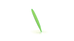 Frisbee pliable en polyester avec petite housse assortie couleur vert sixième vue