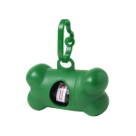 Distributeur de 15 sacs pour animaux en forme d’os couleur vert première vue