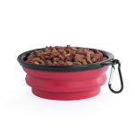 Gamelle pliable pour animaux pour aliments solides et liquides 450ml couleur rouge septième vue