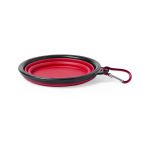 Gamelle pliable pour animaux pour aliments solides et liquides 450ml couleur rouge première vue