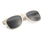 Lunettes de soleil en fibre de bambou avec verres noirs UV400 deuxième vue