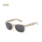Lunettes de soleil en fibre de bambou avec verres noirs UV400