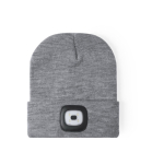 Bonnet d’hiver pour l’extérieur avec éclairage LED intégré couleur gris première vue