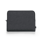 Housse en RPET pour ordinateur avec intérieur entièrement rembourré couleur noir première vue
