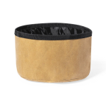 Gamelle pliable en papier recyclé laminé pour animaux 1,3L couleur marron clair première vue
