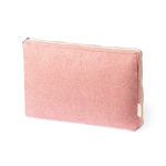 Housse rembourrée pour ordinateur en coton recyclé certifié GRS 15'' couleur rouge première vue