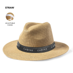 Chapeau de paille en papier avec ruban intérieur ajustable