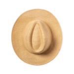 Chapeau de paille en papier avec ruban intérieur ajustable  troisième vue