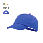 Casquette enfant en polyester RPET avec fermeture velcro