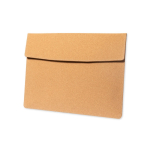 Housse pour ordinateur en liège avec intérieur rembourré 14'' couleur naturel deuxième vue