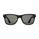 Lunettes de soleil style rétro idéales pour l’extérieur UV400 couleur noir deuxième vue frontale