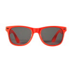 Lunettes de soleil style rétro idéales pour l’extérieur UV400 couleur orange deuxième vue frontale