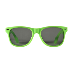 Lunettes de soleil style rétro idéales pour l’extérieur UV400 couleur vert lime deuxième vue frontale