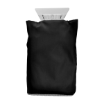 Grattoir à glace avec gant protecteur et intérieur rembourré couleur noir deuxième vue frontale