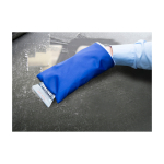 Grattoir à glace avec gant protecteur et intérieur rembourré couleur bleu deuxième vue