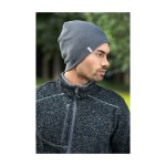 Bonnet côtelé extensible double épaisseur Elevate Life couleur noir image nature morte