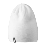Bonnet côtelé extensible double épaisseur Elevate Life couleur blanc deuxième vue frontale