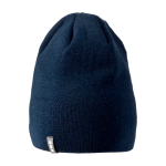 Bonnet côtelé extensible double épaisseur Elevate Life couleur bleu marine deuxième vue frontale