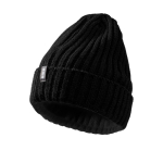 Bonnet côtelé extensible et souple Elevate Life couleur noir