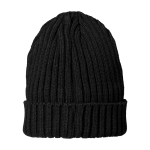 Bonnet côtelé extensible et souple Elevate Life couleur noir deuxième vue arrière