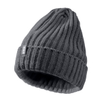Bonnet côtelé extensible et souple Elevate Life couleur gris taupe
