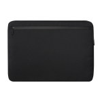 Housse pour PC en polyester recyclé avec doublure intérieure 15,6” couleur noir deuxième vue arrière
