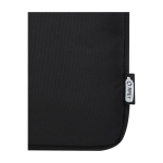 Housse pour PC en polyester recyclé avec doublure intérieure 15,6” couleur noir vue détail 1