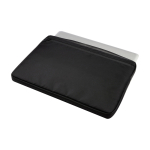 Housse pour PC en polyester recyclé avec doublure intérieure 15,6” couleur noir deuxième vue