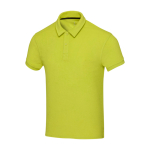 Polo unisexe en tissu éponge ultra doux 230 g/m² Elevate NXT couleur vert lime deuxième vue frontale